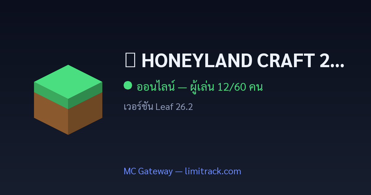 🍯 HONEYLAND CRAFT 26.2